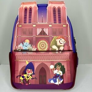 Loungefly Disney Hunchback of Notre Dame Cathedral Mini Backpack